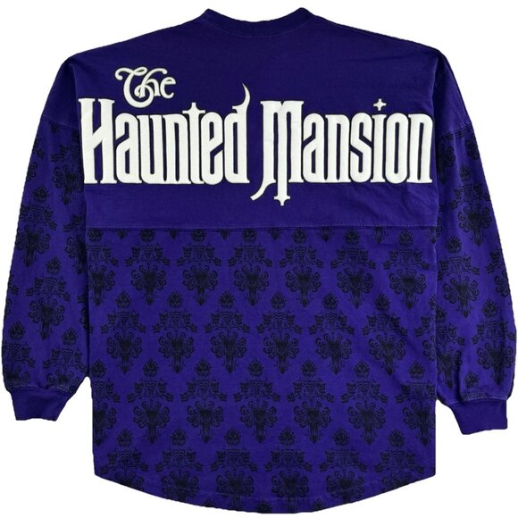 Disney The Haunted Mansion Ghost Host Spirit Jersey Adult Small Glow In The Dark - Picture 1 of 9